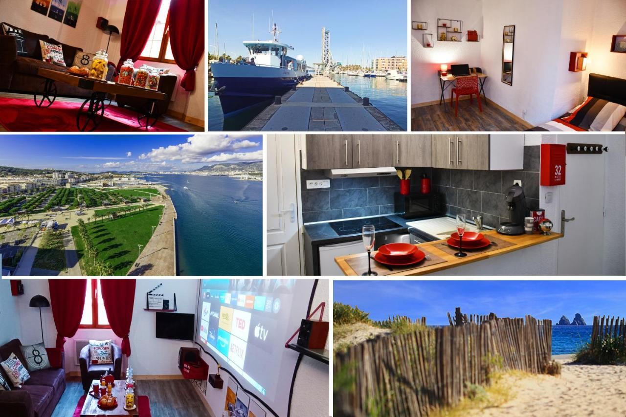L'Aparte H24,Cosy,Port,Plage,Wifi,Netflix Ла Сен-сюр-Мер Екстериор снимка